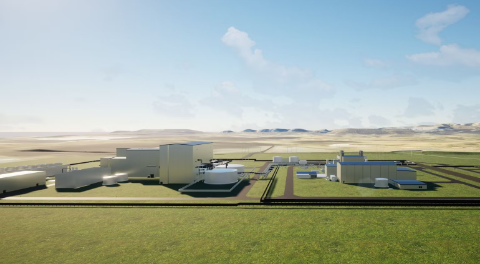 Digital rendering of Natrium Advanced Reactor Demonstration Project